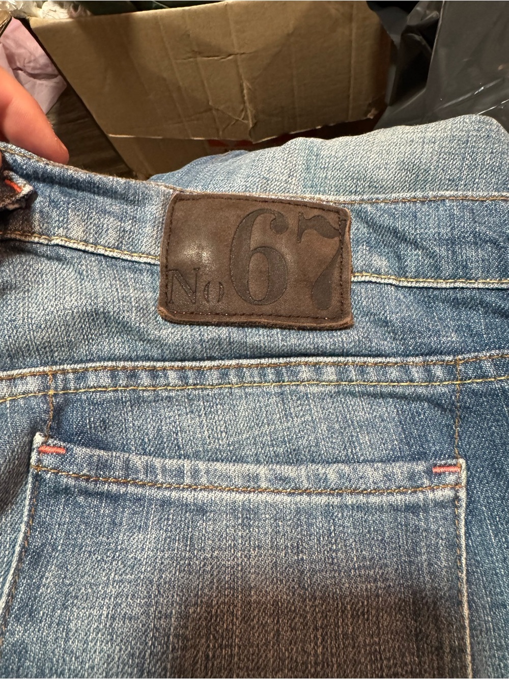 No. 6 womens Blue Denim Jeans